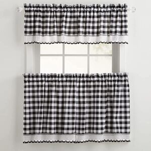 Buffalo Check Decorative Window Treatment